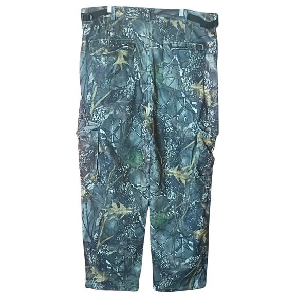 WFS Element Gear Men XL (Waist 38) Camo Cargo Heavy Hunting Adjustable Hem Pants - Picture 3 of 8